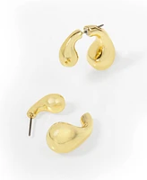 Steve Madden Teardrop Jacket Earrings