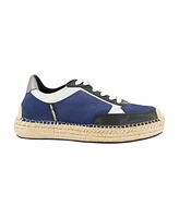 Karl Lagerfeld Paris Men's Lace Up Espadrille Chunky Sole Sneakers