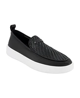 Karl Lagerfeld Paris Men's Woven Slip On Loafers