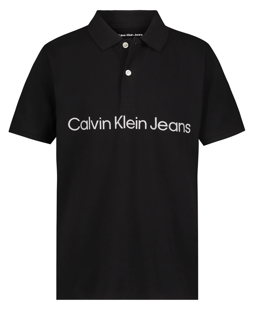 Calvin Klein Big Boys Short Sleeve Polo Shirt