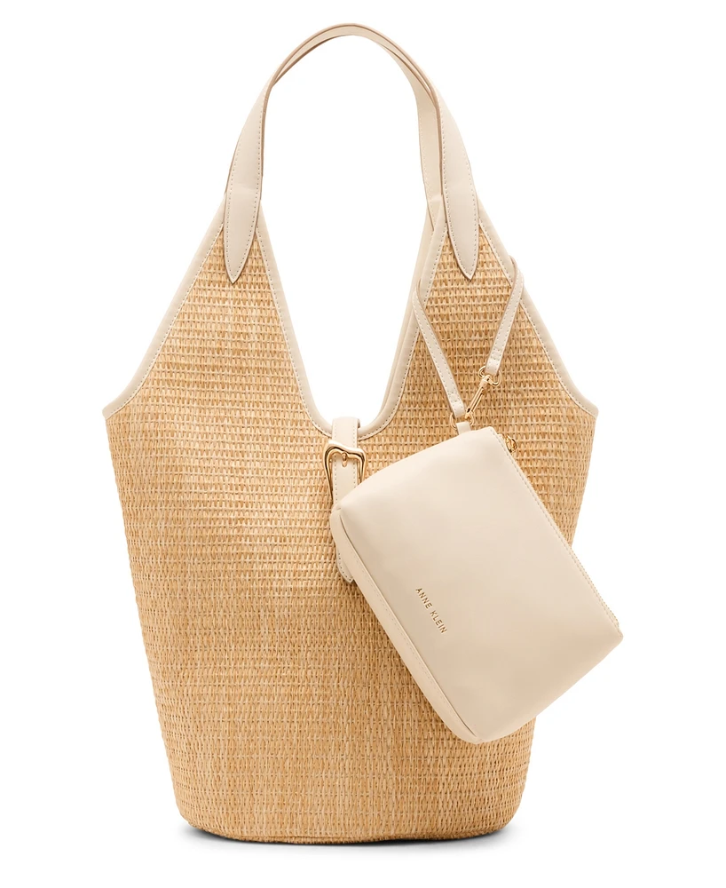 Anne Klein Angular Large Hobo Bag