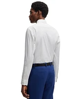 Boss by Hugo Men's Stretch-Cotton Regular-fit Dress Shirt