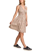 Lucky Brand Women's Broomstick Button-Front Dress