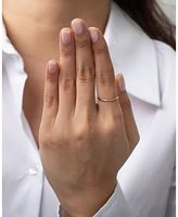 14k Gold Thin Band Ring