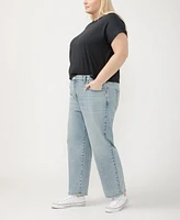 Silver Jeans Co. Plus 90s High Rise Relaxed Straight Leg