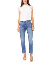 Vince Camuto Women's Lace-Sleeve Top