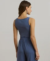 Lauren Ralph Women's Stretch Cotton Tank Top