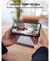 Dog Camera D01 Plus, 5G WiFi Pet Camera with Treat Tossing, 1080P Hd with Night Vision for Pet Viewing, Two Way Audio Communication Designed for Dogs