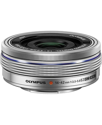 Olympus M.Zuiko Digital 14-42mm f/3.5-5.6 Ez Pancake Lens for Micro Four Thirds, Silver