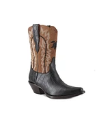 Bianca Leather Cowgirl Boots - Stylish & Comfortable by Buck Brana