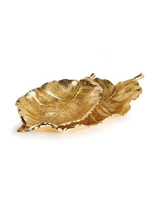 Alegra Leaf Trays, Set Of 2