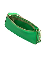 Fred Segal Medium Shine Leather Mini Shoulder Bag