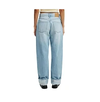 Cotton On Women's Loose Cuff Jean