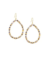 Beaded Teardrop Earring