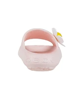 Bebe Little and Big Girls Cute Trendy with Flower Charms Slides