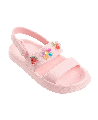 Bebe Little Girls Cute and Comfortable Summer with Charms Sandals