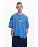 Desigual Men's Ironman Marvel T-shirt