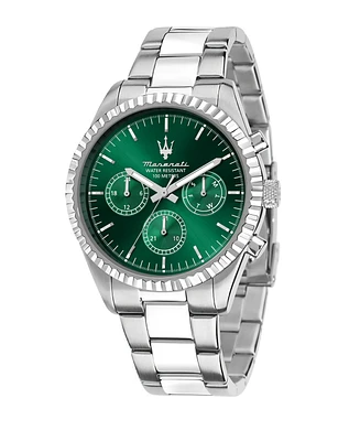 Maserati Men's Multifunction Stainless Steel Watch, 43mm