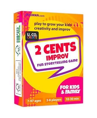 Quokka 2 Cents Family-Friendly Comedy Storytelling Game Cards