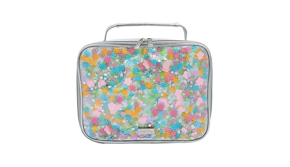 Packed Party Flower Shop Confetti Lunch Bag Cute Small Soft Insulated Lunchbox for Kids School Lunch Box Cooler Can Carry a Water Bottle, Ice Packs fo