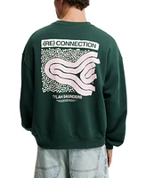 Cotton On Men's Box Fit Crew Neck Sweater