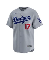 Nike Men's Shohei Ohtani Gray Los Angeles Dodgers Alternate Limited Player Jersey