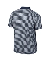 Colosseum Men's Navy Michigan Wolverines Striped Polo Shirt