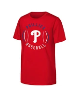 Outerstuff Big Boys and Girls Red Philadelphia Phillies Golden Glove T-Shirt