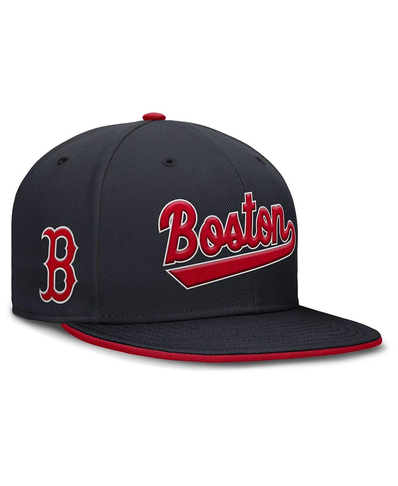 Nike Men's Navy Boston Red Sox True Performance Fitted Hat