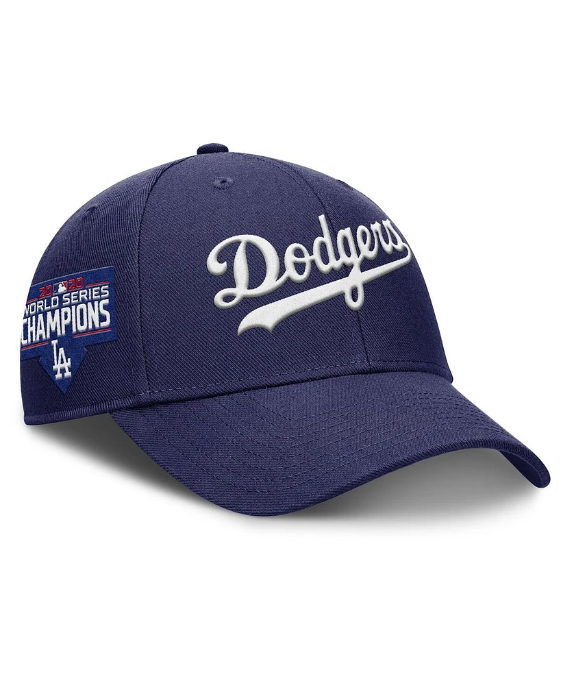 Nike Men's Navy Los Angeles Dodgers Rise Gaberdine Adjustable Hat