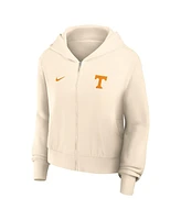 Nike Women's Cream Tennessee Volunteers Chill Midi Full-Zip Hoodie