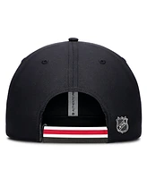 Fanatics Men's Black/Red Carolina Hurricanes Authentic Pro Ripstop Adjustable Hat