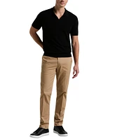 Perry Ellis Men's Johnny Collar Stripe Polo Shirt