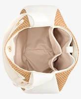I.n.c. International Concepts Salee Straw Shoulder Bag, Exclusively at Macy's