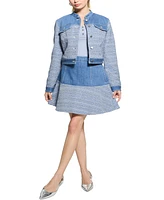 Guess Women's Elsie Mixed Media Skirt