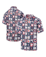 Reyn Spooner Men's Navy Boston Red Sox Champions Scenic Button-Up Shirt