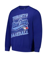 Stitches Men's Royal Toronto Blue Jays Pullover Sweatshirt