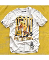 Roots of Fight Men's Jason Kidd White Cal Bears 1994 Graphic T-Shirt