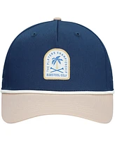 Barstool Golf Men's Navy The Players Tropical Small Patch Rope Snapback Hat