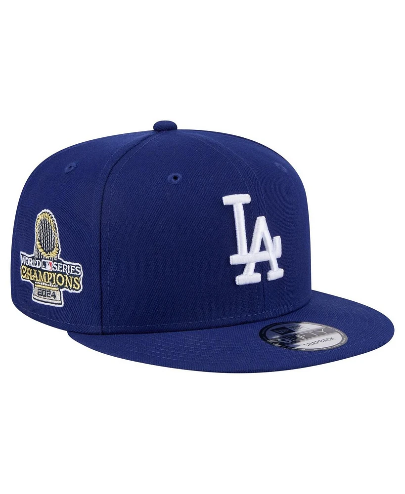 New Era Men's Royal Los Angeles Dodgers 2024 World Series Champions 9FIFTY Snapback Hat