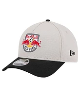 New Era Men's Gray New York Red Bulls 2025 Jersey Hook 9FORTY M-Crown Adjustable Hat