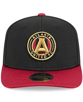 New Era Men's Black/Red Atlanta United Fc 2025 Jersey Hook 9SEVENTY Stretch-Snap Hat