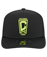 New Era Men's Black Columbus Crew 2025 Jersey Hook 9SEVENTY Stretch-Snap Hat