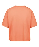 '47 Brand Women's Orange Cincinnati Bengals Florentina Montauk Cropped T-Shirt
