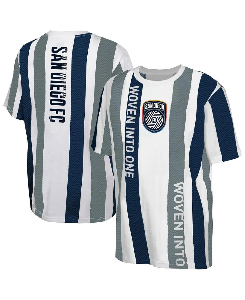 Outerstuff Big Boys and Girls White San Diego Fc High Stepping T-Shirt