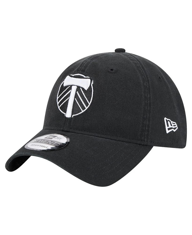 New Era Men's Black Portland Timbers 2025 Kickoff 9TWENTY Adjustable Hat