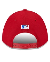 New Era Men's Red Texas Rangers Player Replica 9FORTY Adjustable Hat
