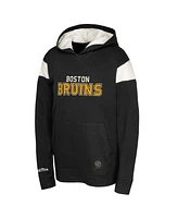 Mitchell & Ness Men's Black Boston Bruins Thermal Lightweight Pullover Hoodie