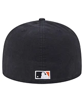 New Era Men's Black San Francisco Giants Championship Side Flag A-Frame 59FIFTY Fitted Hat