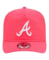 New Era Men's Pink Atlanta Braves Everyday Golfer Adjustable Hat